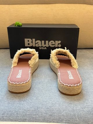 Ciabatte Blauer Beige/Rosa Tg. 39