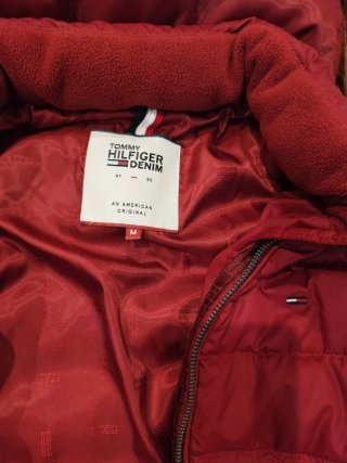 Plumífero 3/4 Tommy Hilfiger Rojo