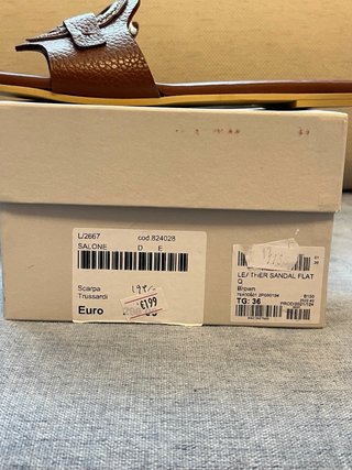 Ciabatte Trussardi vera pelle Tg 36