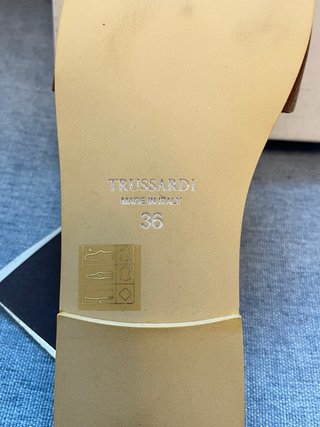 Ciabatte Trussardi vera pelle Tg 36