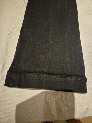 Pantalón vaquero elástico campana