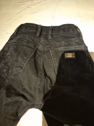 Pantalón vaquero elástico campana