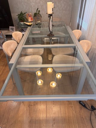 Juego de 6 sillas de comedor Mesa a juego : 700 eu