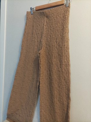 Top Mango Beige Texturizado
