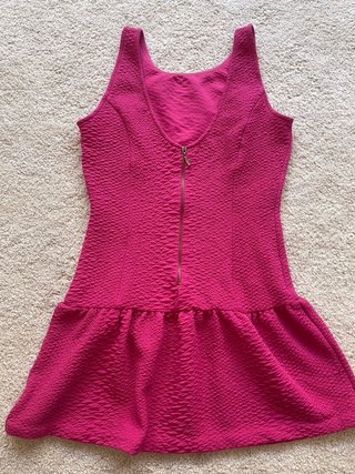 Vestido corto rosa Talla S