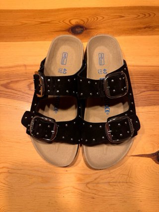 Sandalias Birkenstock Arizona Negras Talla 40.