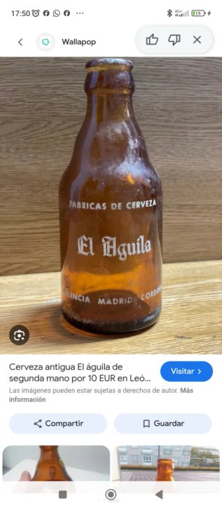 Lotto di Bottiglie di Birra El Águila Antiguas