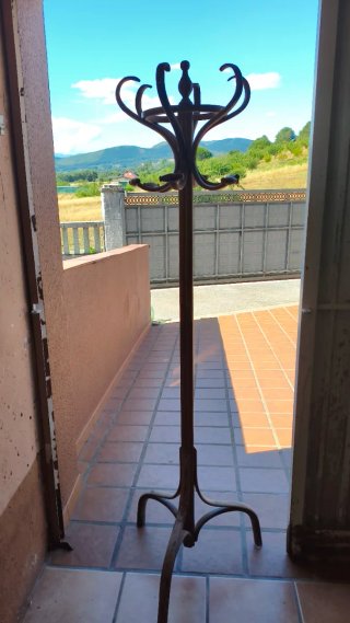 Perchero Vintage Madera y Metal