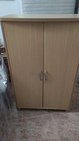 Mueble zapatero gran capacidad madera en Zaragoza