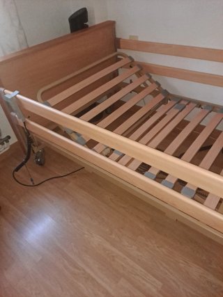 Cama articulada eléctrica con colchón