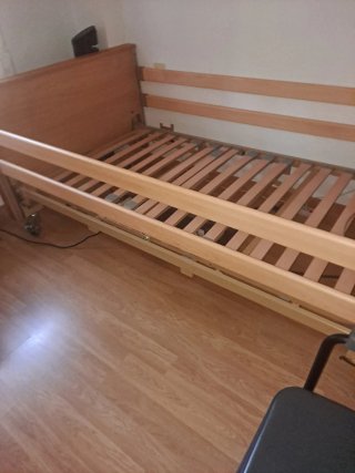 Cama articulada eléctrica con colchón