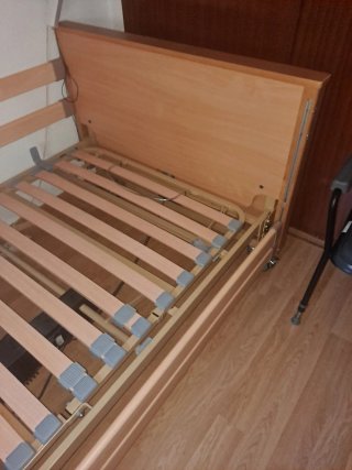 Cama articulada eléctrica con colchón