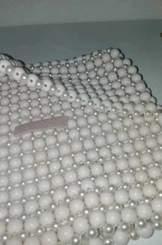 Bolso perlas Zara