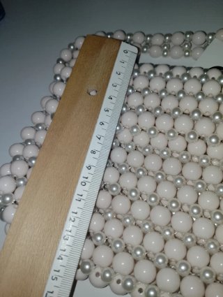 Bolso perlas Zara