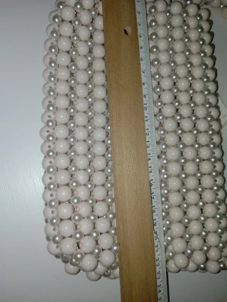Bolso perlas Zara