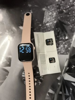 Reloj infantil digital rosa