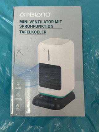 Mini condizionatore portatile bianco/nero