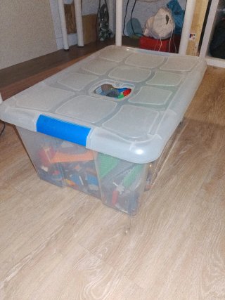 Caja de juguetes LEGO surtidos