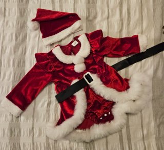 Disfraz Navidad Bebé Santa Claus Talla 6-9M