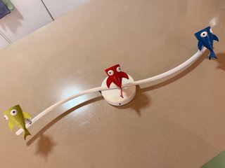 Lámpara infantil de techo con peces