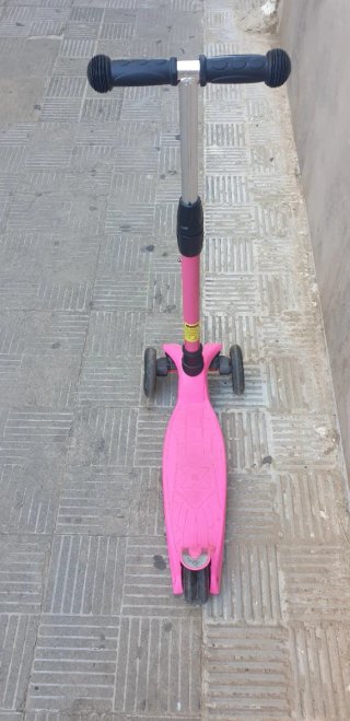 Patinete 3 ruedas rosa niña