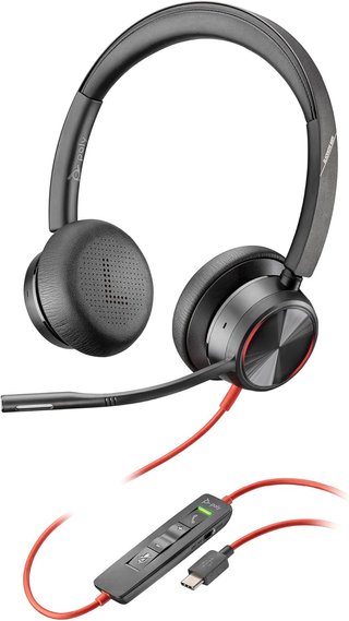 Poly Blackwire 8225M auriculares con cancelación