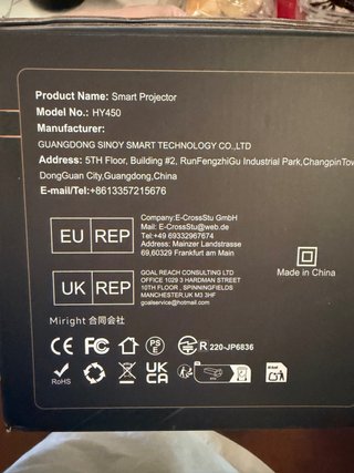 Proyector inteligente Magcubic HY450