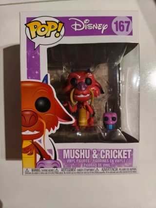 Funko Pop Disney 167 Mushu & Cricket