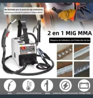 Máquina Soldar Inverter Dual MIG/MMA 160A