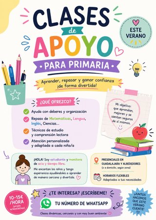 Clases particulares niños de primaria
