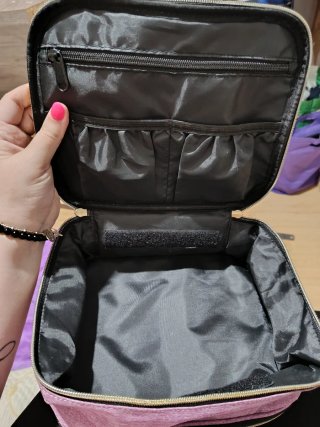 Maletín de mano morado