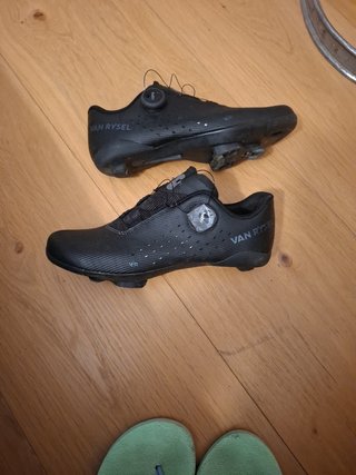 Zapatillas Ciclismo Carretera VR Negras T39