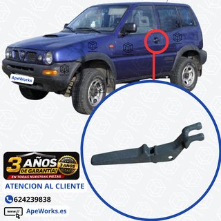 Maneta Puerta Nissan Terrano 2 (ACERO INOX)