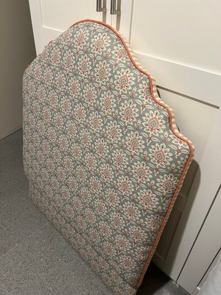 Cabecero tapizado estampado individual 90 cm
