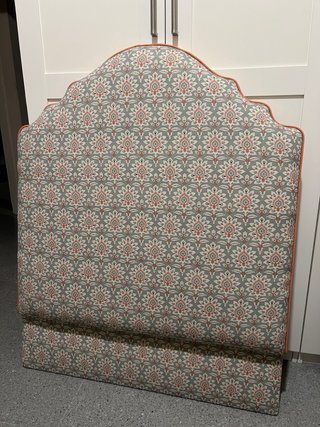 Cabecero tapizado estampado individual 90 cm