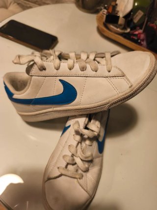 Zapatillas Nike Blancas y Azules