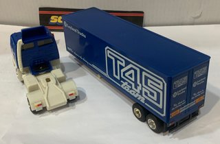 Scalextric Camión trailer Leyland T45 Team Azul