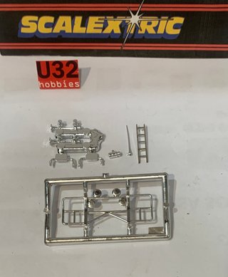 Scalextric Camión trailer Leyland T45 Team Azul