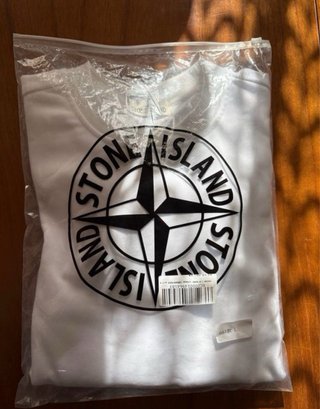 Sudadera Stone Island Blanca