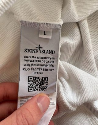 Sudadera Stone Island Blanca