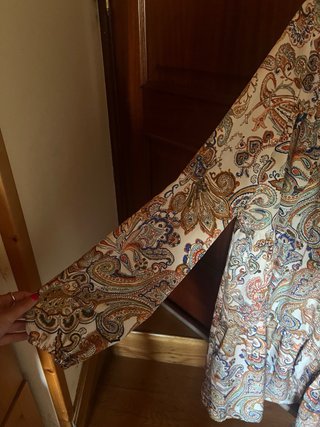 Vestido estampado paisley talla única