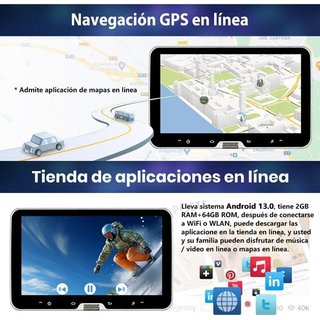Radio coche 1DIN Android 13 10 pulg NUEVO