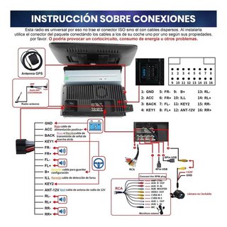 Radio coche 1DIN Android 13 10 pulg NUEVO