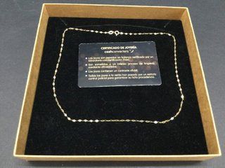 E743838-14 CADENA ORO 18K 22CM
