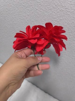 Flor flamenca roja