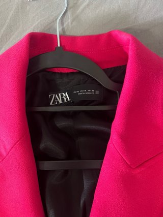 Giacca Blazer Doppiopetto Zara Magenta XL
