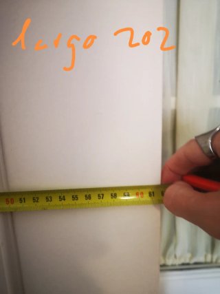 Puerta madera blanca con medidas
