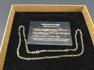 E743838-6 CADENA ORO 18K 22CM