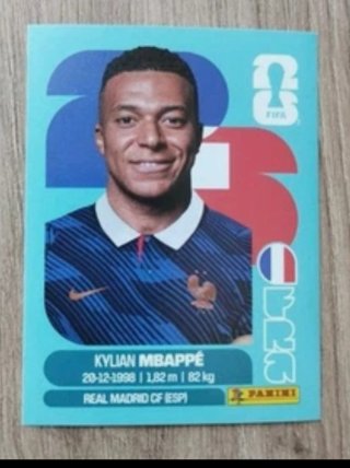 Kylian Mbappé Panini Mundial 2026