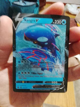 Kyogre V 037/159 Pokémon Carta Español